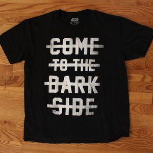 STAR WARS KIDS BLACK XL T SHIRT THE DARK SIDE